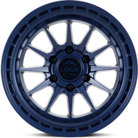 Lock Offroad Baja Matte Blue Wheels - 17x9 - 5x127 Bolt Pattern
