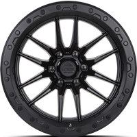 Roues Lock Offroad Krawler Noir Mat - 17x9 - Motif de 5x127