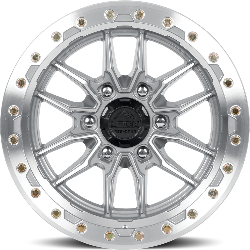 Lock Offroad Krawler Machined Wheel - 17x9 - 6x135 Bolt Pattern — Wheels & Rims
