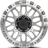 Roues Lock Offroad Combat Machined - 17x9 - Motif de 5x127