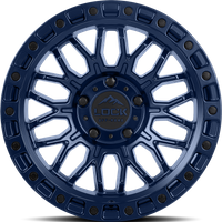 Roues Lock Offroad Combat Matte Blue - 17x9 - Motif de boulons 5x127