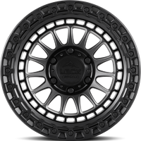 Lock Offroad Mojave Matte Black Wheels - 17x8.5 - 5x127 - 25 Offset — Wheels & Rims