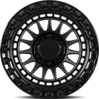 Lock Offroad Mojave Matte Black Wheel with Gloss Black Ring — Wheels & Rims
