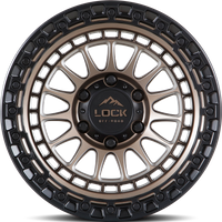 Lock Offroad Mojave Matte Bronze Wheel with Matte Black Ring — Wheels & Rims