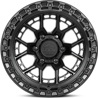 Roues Lock Offroad Coando Noir Mat - 17x9 - Motif de 5x127