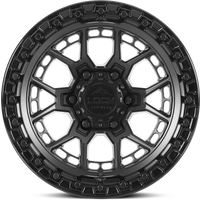 Lock Offroad Coando Matte Black Wheels with Gloss Black Ring
