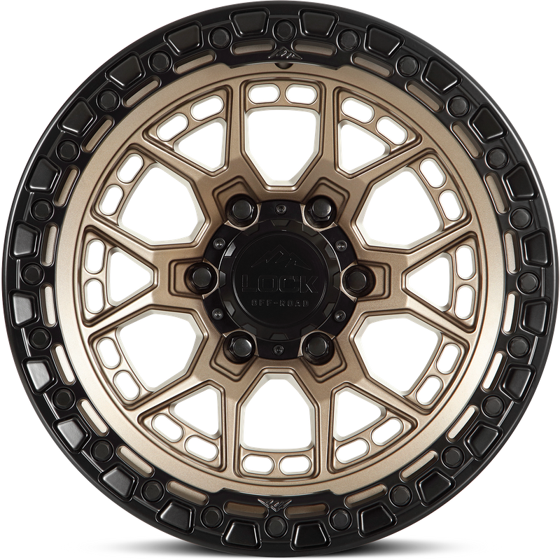 Lock Offroad Coando Matte Bronze Wheels with Matte Black Ring — Wheels & Rims