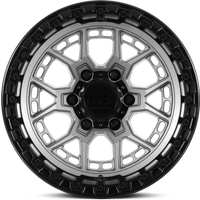 Lock Offroad Coando Matte Grey Wheels with Matte Black Ring