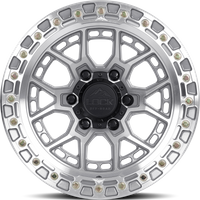 Lock Offroad Coando Machined Clear Coat 17x9 Rims 5x127 Bolt Pattern
