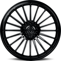 Dolce Performance Ghost Gloss Black Wheels 19x8.5 5x112 28 Offset