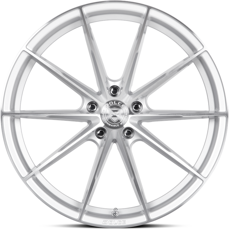 Dolce Performance Veloce Gloss Silver Machined Face Wheels 18x8.5