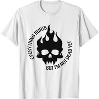 T-shirt Everything Hurts pour hommes en Ash