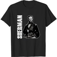 T-shirt pour hommes avec portrait de William Tecumseh Sherman — T-shirts pour hommes