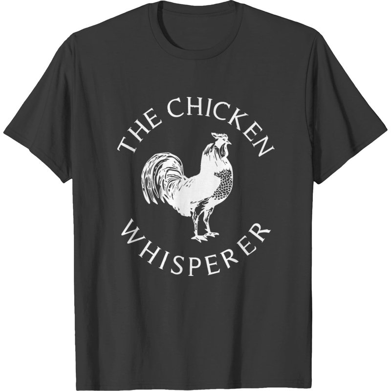 T-shirt The Chicken Whisperer pour hommes en noir — T-shirts pour hommes