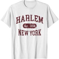 Harlem Ny Arch Distressed Vintage Souvenir T-Shirt for Men