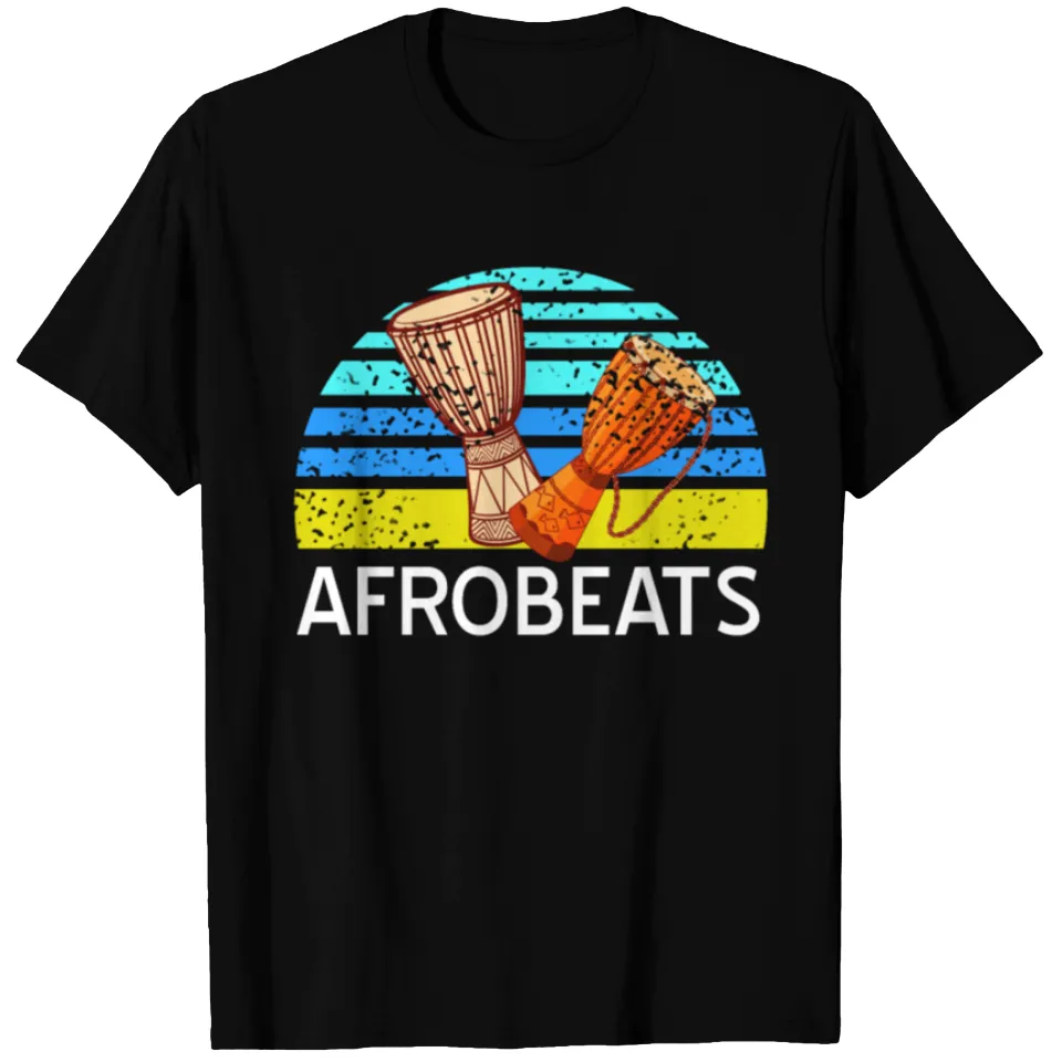 Afrobeat West African Music Djemba T-Shirt for Men