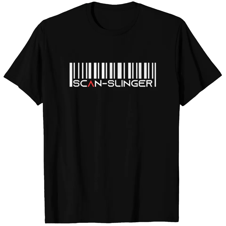 T-shirt Barcode Scan-Slinger Livreuse ou Livreur pour Hommes — T-shirts pour hommes