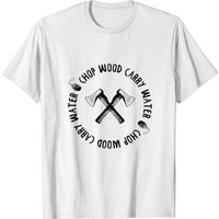 T-shirt pour hommes Chop Wood Carry Water Mindful Meditator — T-shirts pour hommes