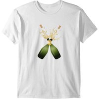 T-shirt Pop The Corks Deux Bouteilles de Champagne pour Hommes — T-shirts pour hommes
