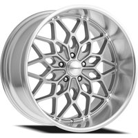 Corsart Gunner Gloss Brushed Wheels with Diamond Cut Lip - 20x10 — Wheels & Rims