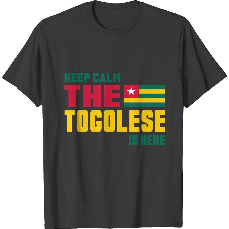 T-shirt Keep Calm Togo / Cadeau Lome Afrique de l'Ouest pour hommes