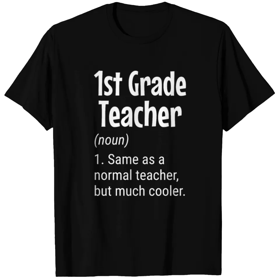 T-shirt amusant avec définition de professeur de 1re année pour hommes — T-shirts pour hommes