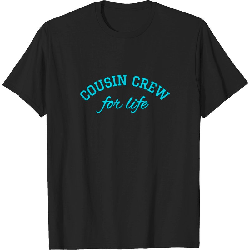 T-shirt assorti Cousin Crew For Life pour hommes — T-shirts pour hommes