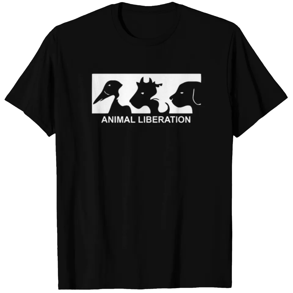 T-shirt Animal Liberation pour hommes - Noir — T-shirts pour hommes