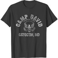T-shirt Vintage Distressed Camp David Presidential Retreat pour Hommes — T-shirts pour hommes