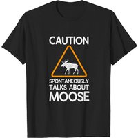 T-shirt Moose pour hommes en noir — T-shirts pour hommes