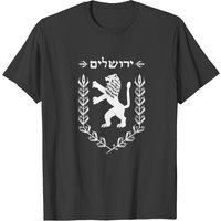 T-shirt Lion Of Judah Fierté Juive Drapeau d'Israël pour Hommes — T-shirts pour hommes