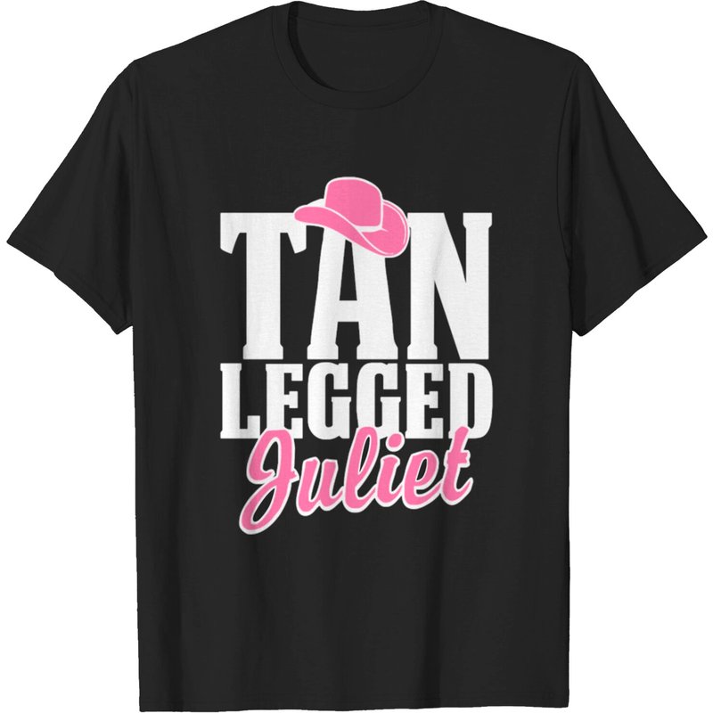 T-shirt Tan Legged Juliet pour hommes en noir — T-shirts pour hommes
