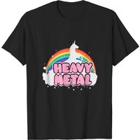 T-shirt Heavy Metal Unicorn Music Ella Lopez pour hommes