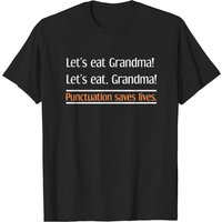 T-shirt pour hommes « Let's Eat Grandma Punctuation Grammar Teacher » — T-shirts pour hommes