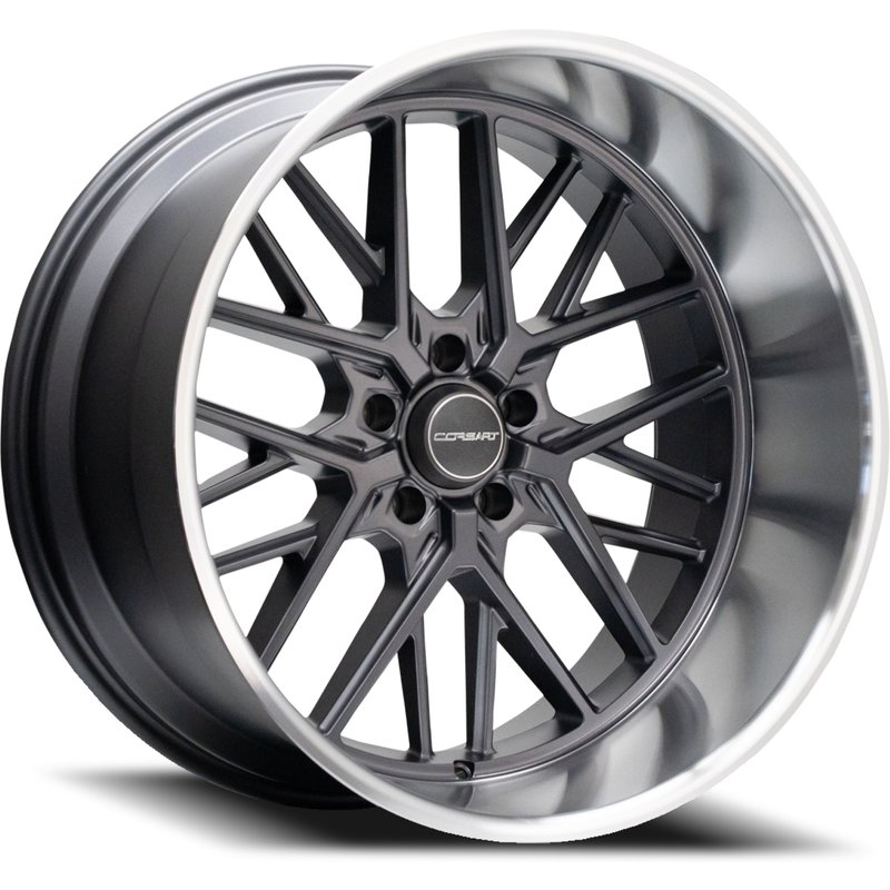 Corsart Kingpin 5 Matte Gunmetal Wheel - 20x10 - 5x120.7 Bolt Pattern — Wheels & Rims