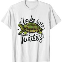 T-shirt I Brake For Turtles pour hommes