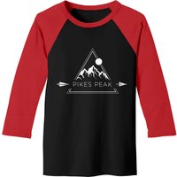 T-shirts de baseball Pikes Peak pour hommes en noir/rouge — T-shirts pour hommes