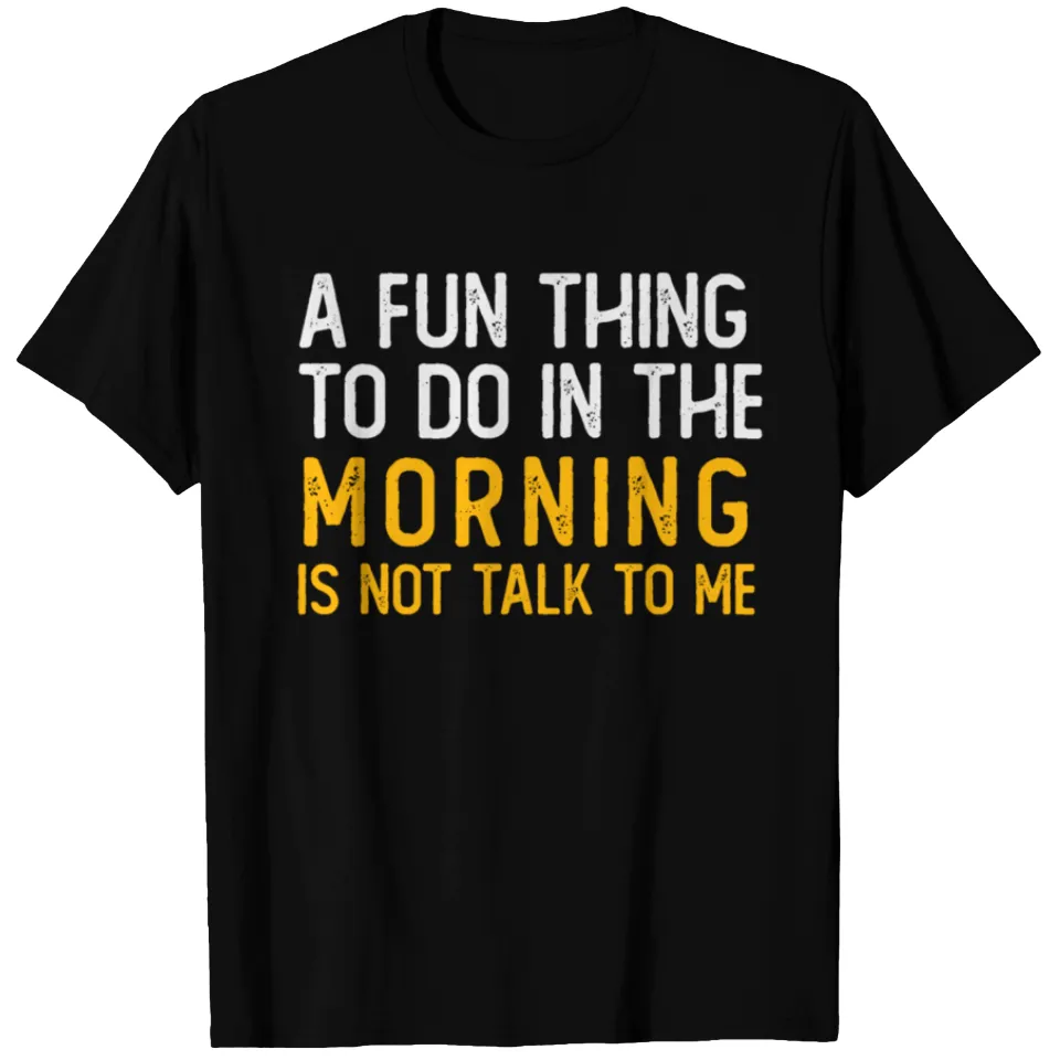 T-shirt Ne Parle Pas à Moi pour Hommes en Noir — T-shirts pour hommes