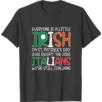 T-shirt sarcastique italien irlandais de la fête de la Saint-Patrick