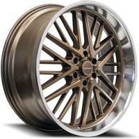 Roues Corsart Kingpin 6 Bronze Mat avec Bord Découpé - 24x10 — Roues et jantes