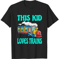 This Kid Loves Trains Men's T-Shirt — Mens T Shirts