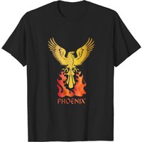 T-shirt Phoenix K pour hommes en noir