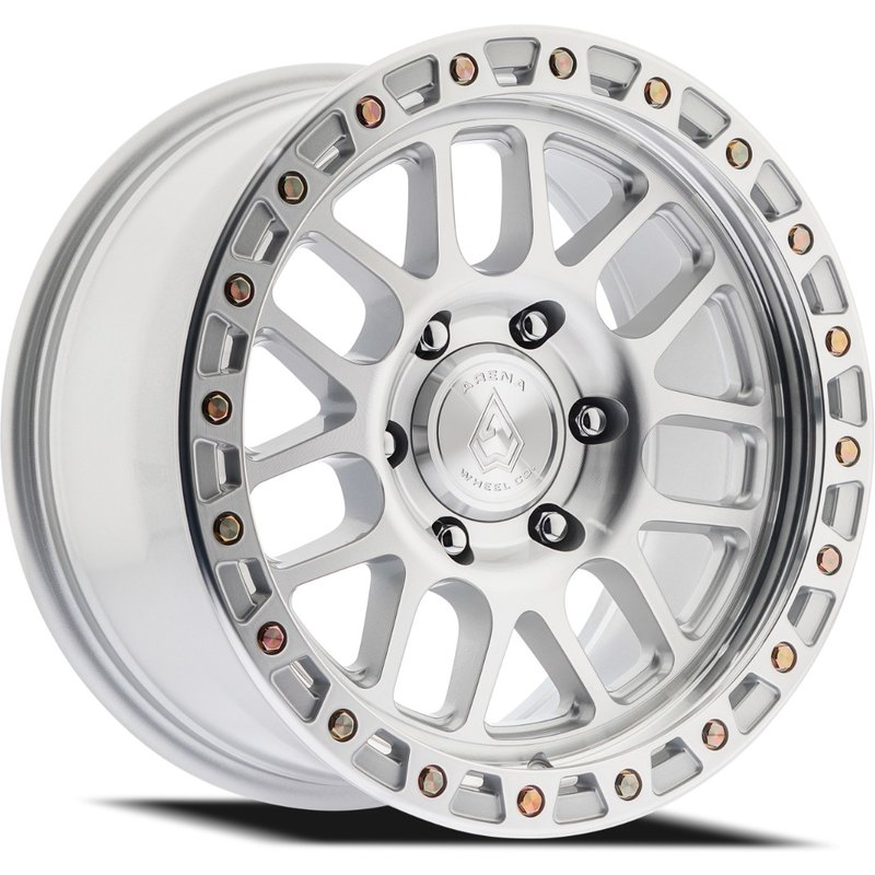 Roues Arena Boost Gloss Silver Machined - 17x8.5 - 6x139.7 — Roues et jantes