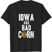 T-shirt Iowa Has Bad Corn pour hommes en noir