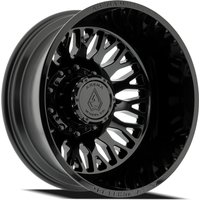 Roues Arena Dually Monarch Arrière Noir Brillant - 22x8.25 - 8x200 — Roues et jantes
