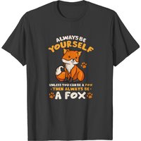 T-shirt Foxes pour hommes en noir