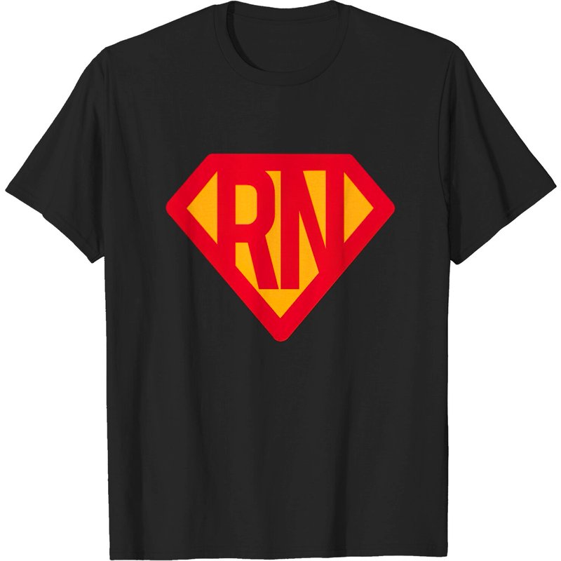 T-shirt Infirmier Super-héros RN pour hommes