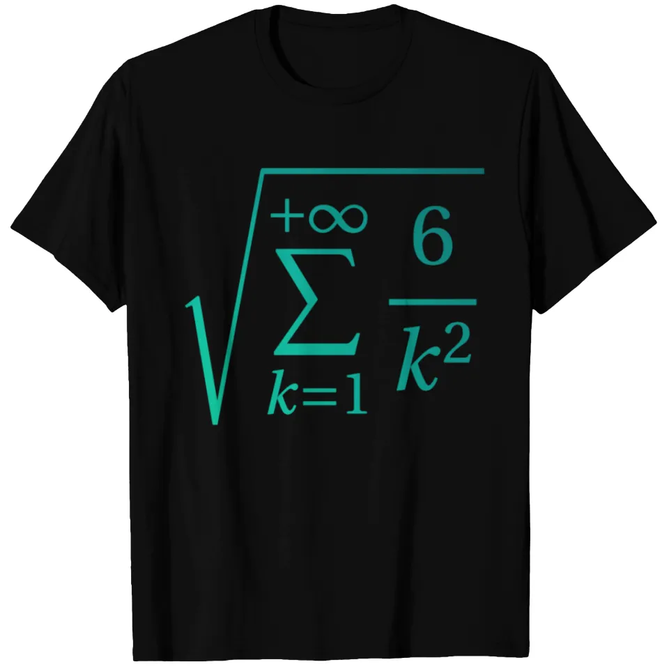 Pi Formula T-Shirt for Men - Black — Mens T Shirts