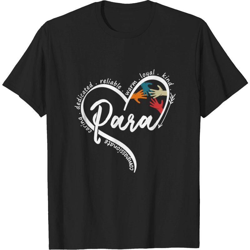 T-shirt Para Heart Éducateur Paraprofessionnel pour Hommes — T-shirts pour hommes