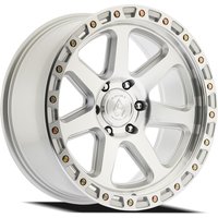 Roues Arena Throttle Gloss Silver Machined - 17x9 - 5x127 - 0 Offset